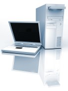 laptop and computer